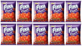 Bika Fika Cheese Rings Snack, Pack Of 10, 70Gms Each.