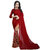 Eka Lifestyle Women's Maroon Georgette Printed Saree