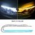 Autobizarre Set Of 1 White Amber Stick-On Above Headlamp Flow Led Sequential Audi Style Daytime Running Flexible Lights