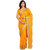Eka Lifestyle Women's Georgette Yellow Embroidered Saree