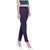 Rivi women slim fit navy blue pencil trouser pant