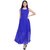 RIVI Woman's Stylish Blue Maxi Dress