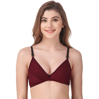 Empisto Branded Brown color Cotton Fabric Line Bra