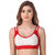 Empisto Branded Red Color Cotton Fabric Sport Bra