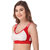 Empisto Branded Red Color Cotton Fabric Sport Bra