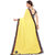 Eka Lifestyle Women's Yellow Chiffon Embellished Saree
