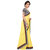 Eka Lifestyle Women's Yellow Chiffon Embellished Saree