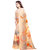 Eka Lifestyle Women's Beige Georgette Printed Saree