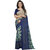 Eka Lifestyle Women's Blue Georgette Printed Saree