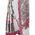 Eka Lifestyle Women's White Georgette Printed Saree