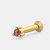 CEYLONMINE manik ruby gold plated  nose pin original stone for women   girls