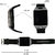 Black Bluetooth Analog Digital Smart Watch with Call Function
