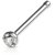 CEYLONMINE american diamond nose pin silver original stone for women  & girls