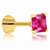CEYLONMINE original manik ruby stone gold plated nosepin certified & unheated ruby stone