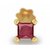 CEYLONMINE certified ruby stone nosepin original  certified gemstone ( manik ruby ) gold plated nose pin