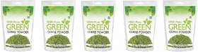 Health First Pure Organic Arabica Green Coffee Beans powder For Weight Management (1000 grams(pack of 5))