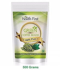 Health First 100 Pure Green Coffee Beans - 500 g