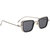 Adam Jones UV Protected Goggles Branded Metal Body Silver Black Lens inspired from Kabir Singh Sunglass for Men and Boys