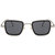 Adam Jones UV Protected Goggles Branded Metal Body Silver Black Lens inspired from Kabir Singh Sunglass for Men and Boys