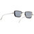 Adam Jones UV Protected Goggles Branded Metal Body Silver Black Lens inspired from Kabir Singh Sunglass for Men and Boys