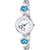 HRV Silver Metal Strap Round Shape Analog Watch For Women