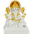 Kartik Lord Ganesha Radium Idol God Ganpati/Ganesh Handicraft Statue Spiritual Puja Vastu Pooja Gift Item (White)