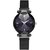 HRV Hours 3,6,9 Represents Line and 12 Represent Diamond Black 21st century Analog Watch For Women