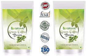 Be Natural Pure Organic Green Coffee Beans, 400gms
