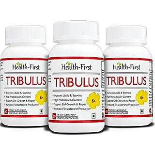 Health First Tribulus Terrestris - 60 Capsules (Pack of 3)
