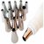 SNR 12 Piece Cake Decorating Set Frosting Icing Piping Bag Tips with Steel Nozzles. Reusable Washable.