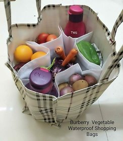 Waterproof Vegetable Shopping Bag With Pockets
