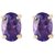 Original Amethyst Stone Stud Earring A1 Quality Stone Jamuniya/Amethyst Gold Plated Stud Earrings For Girls