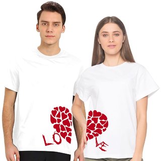 Marabout Heart Shape T Shirts For Couple