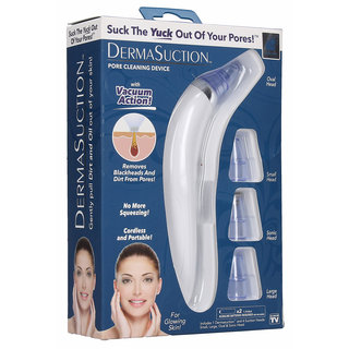 Gentle Plastic Blackhead Remover Vacuum Derma - Suction 4 In 1 Device (Pack Of 1)
