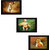 Kartik 3 Piece Set of Baby Printed Framed Painting Without Glass for Home Decor (8 X 12) Inches