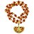 Men Style Religious Jewellery Lord Ganesh Ekmukhi Rudraksha Gold Brass Wood Locket Mala.