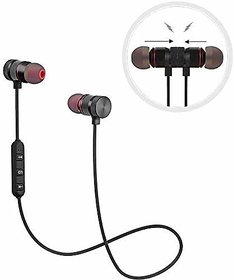 Sport Black Bluetooth Magnet Wireless In The Ear Earphone With Lock Type
