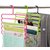 Silicon land 5 Layer Plastic Hangers (Random Color) - Set of 5