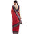 Saadhvi Red Bhagalpuri Silk Lace Work Saree with Blouse