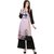 Saadhvi Pink Crepe Digital Print Kurta with Palazzo