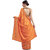 Saadhvi Orange Paper Silk Embroidered Saree with Blouse