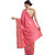 Saadhvi Pink Paper Silk Embroidered Saree with Blouse