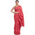 Saadhvi Pink Georgette Ruffle Saree with Blouse
