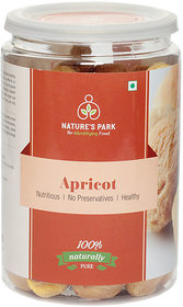 Nature's Park Apricots - 100 Natural Dried Apricots (Khurbani, Khumani, Jardalu, Khubani, Prunus), 400 g