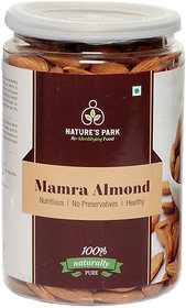Nature's Park Original Mamra Giri Almonds- Premium Real Mamra Giri Badaam, 500 g