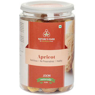 Nature's Park Apricots - 100 Natural Dried Apricots (Khurbani, Khumani, Jardalu, Khubani, Prunus), 400 g