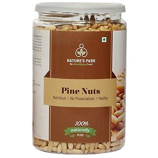 Nature's Park Pine Nuts - Chilgoza Healthy  Nutritious Snack- Helps in Weight Loss, 500 g