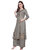 Rocca Women Printed Rayon Kurta and Palazzo Set (Grey)