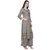 Rocca Women Printed Rayon Kurta and Palazzo Set (Grey)