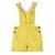 100  Cotton Casual Wear Yellow Color Short Dungaree Dress For Boys  Girls